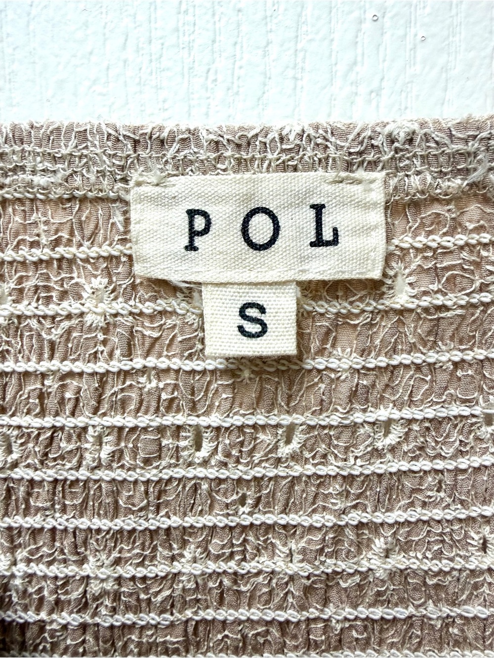POL Boho Embroidered Olive Green and Taupe Lace Tank Top Pink/Purple Coquette💕 - Picture 11 of 14